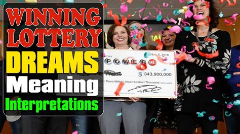 dreams of winning the lottery|dreams numbers and lottery meaning.